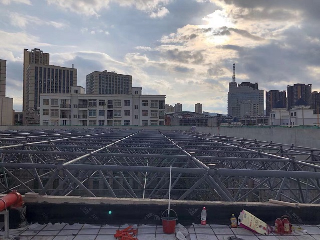 黑龙江云南昆明联勤保障部队65070工程-军体训练馆网架